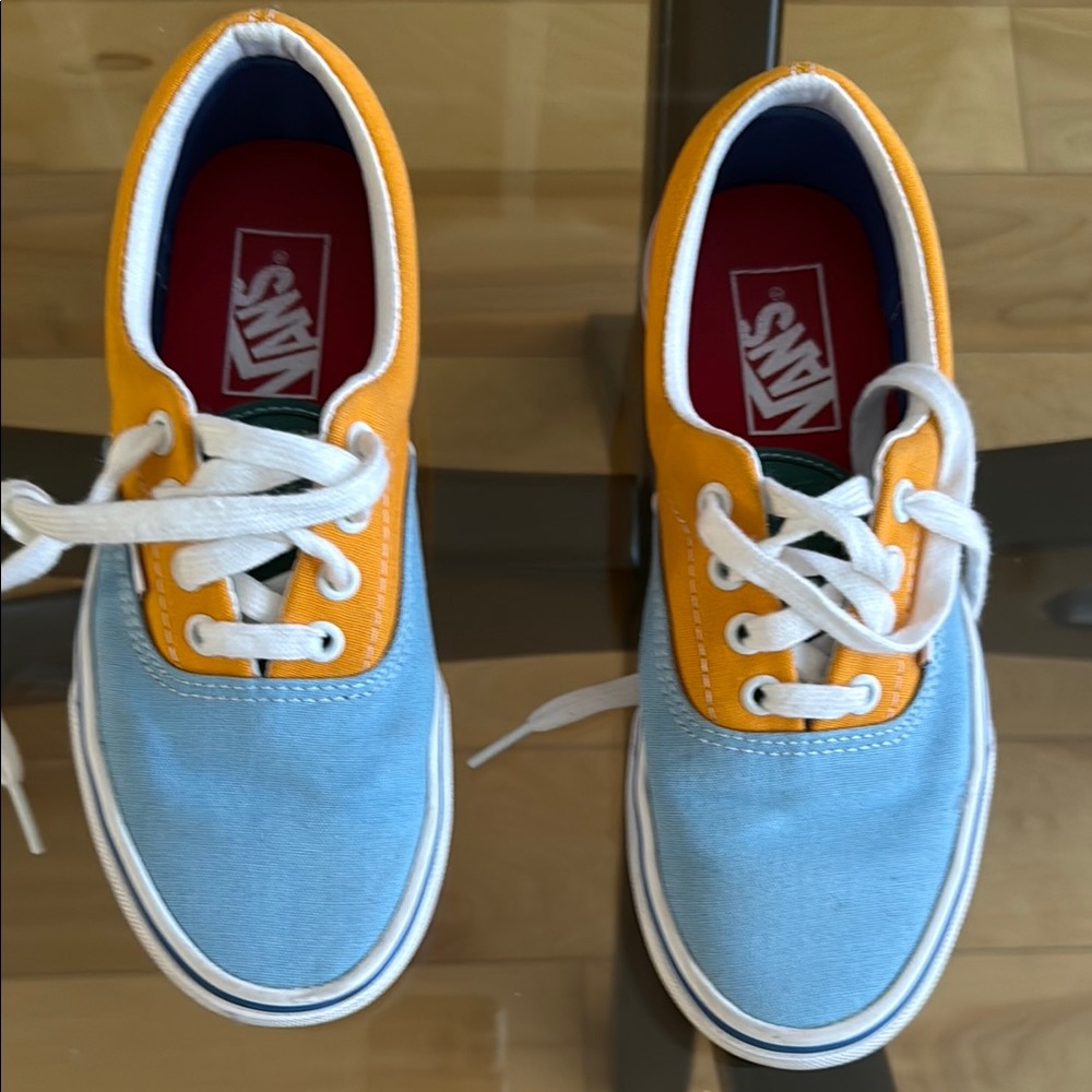 Vans Blue and Orange Sneakers Canvas Low-Top
